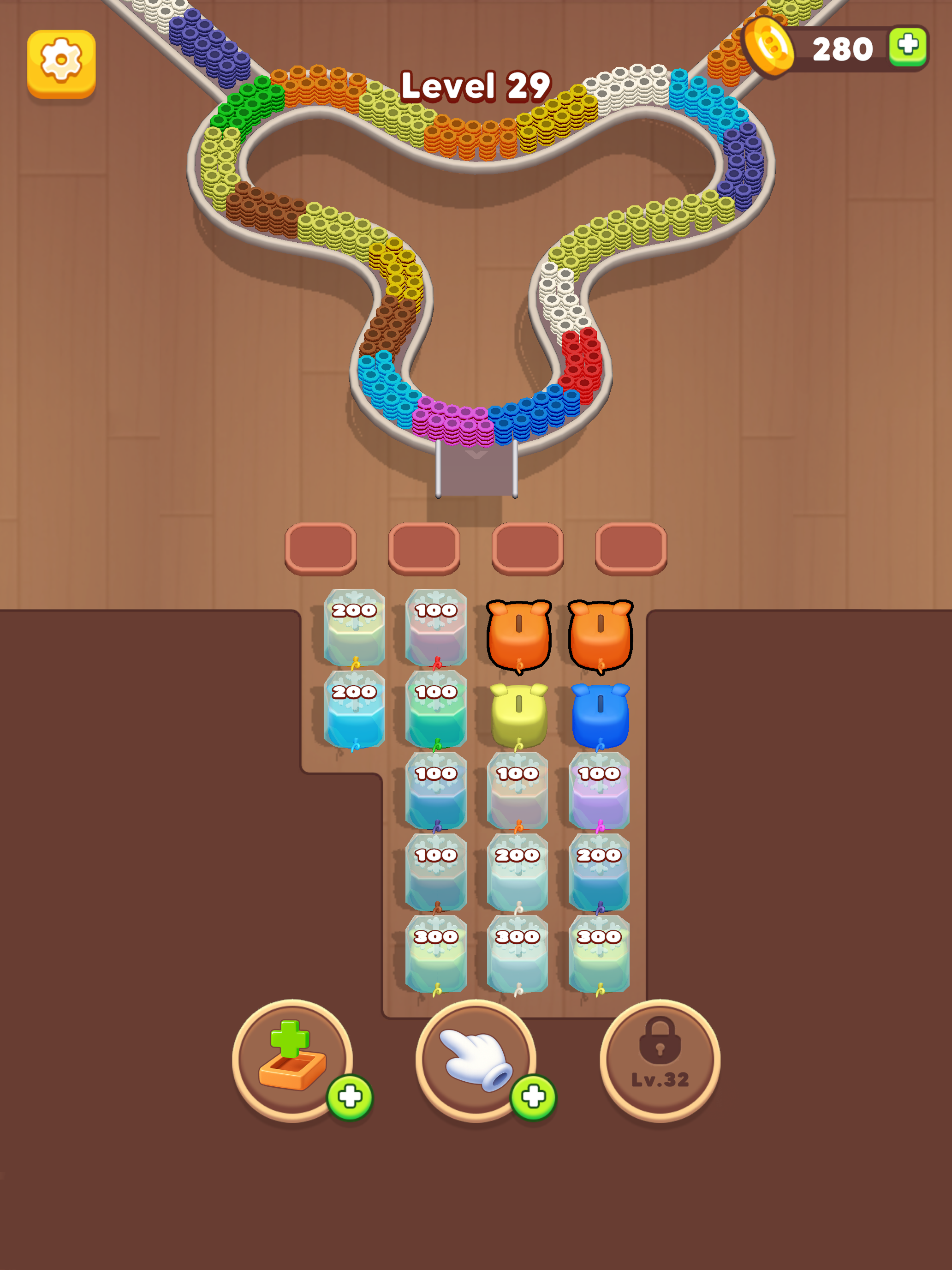 Coin Stack Piggy Puzzle