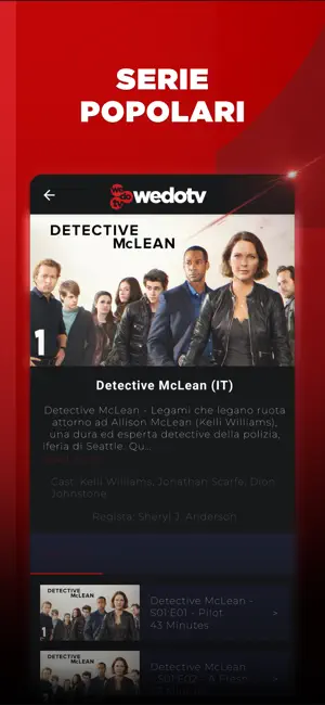 Film, Serie e TV su wedotv iPhone screenshot 4