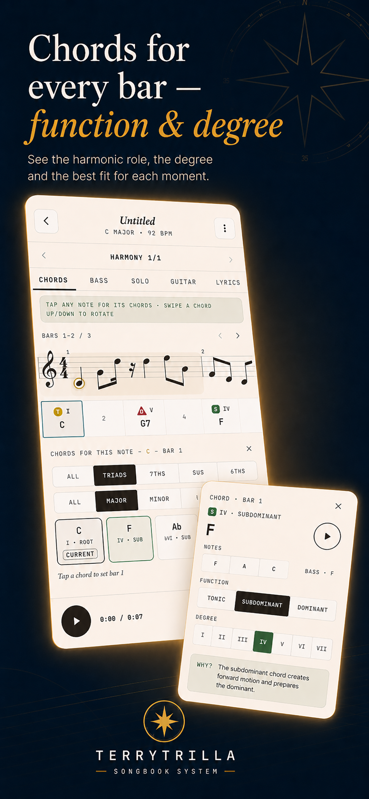 TerryTrilla: Chords & Melody screenshot 2
