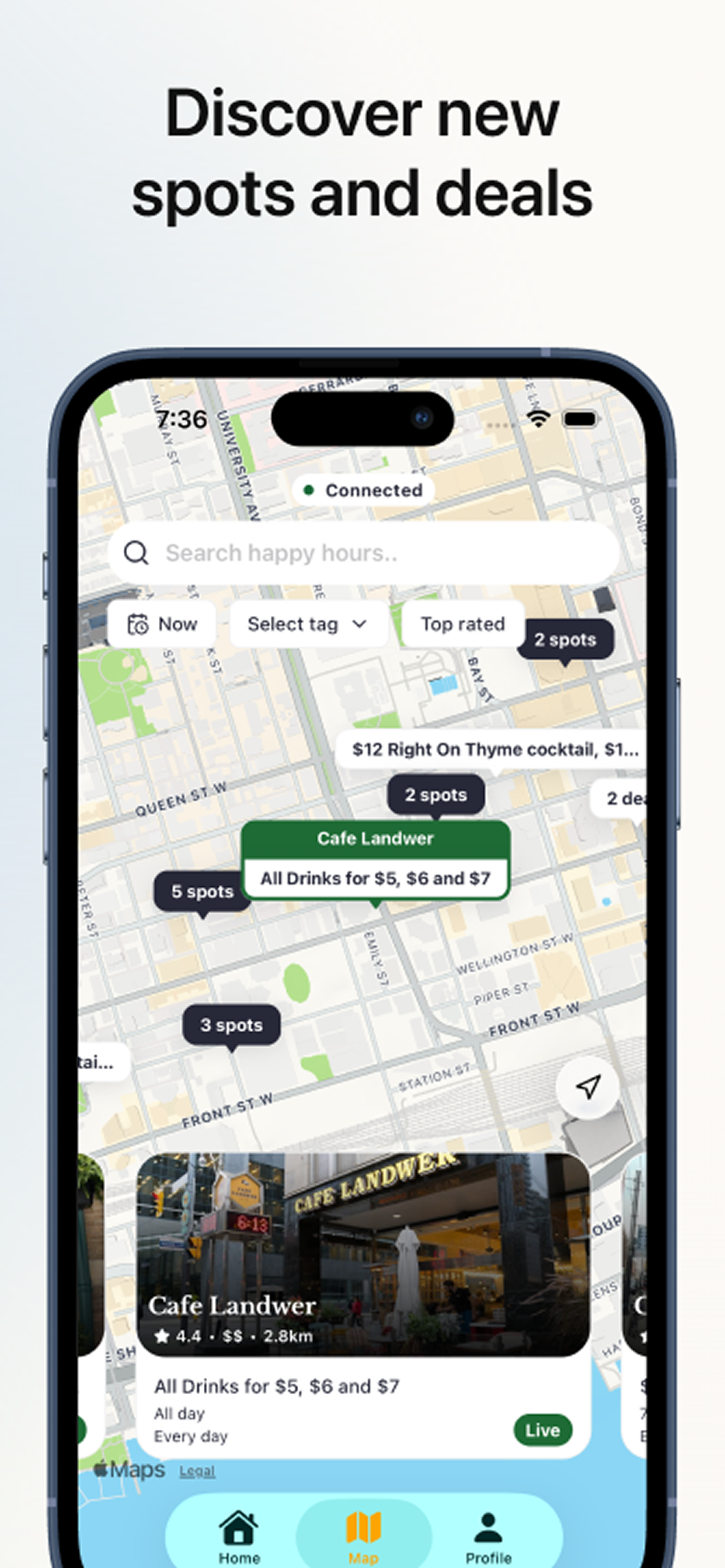 Hour - Happy Hour Finder screenshot 2