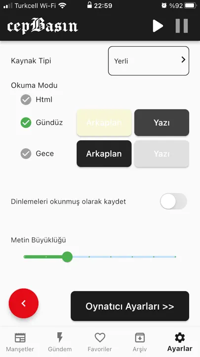 CepBasın iPhone Ekran Görüntüsü 10