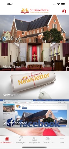 St Benedict's Auckland iPhone screenshot