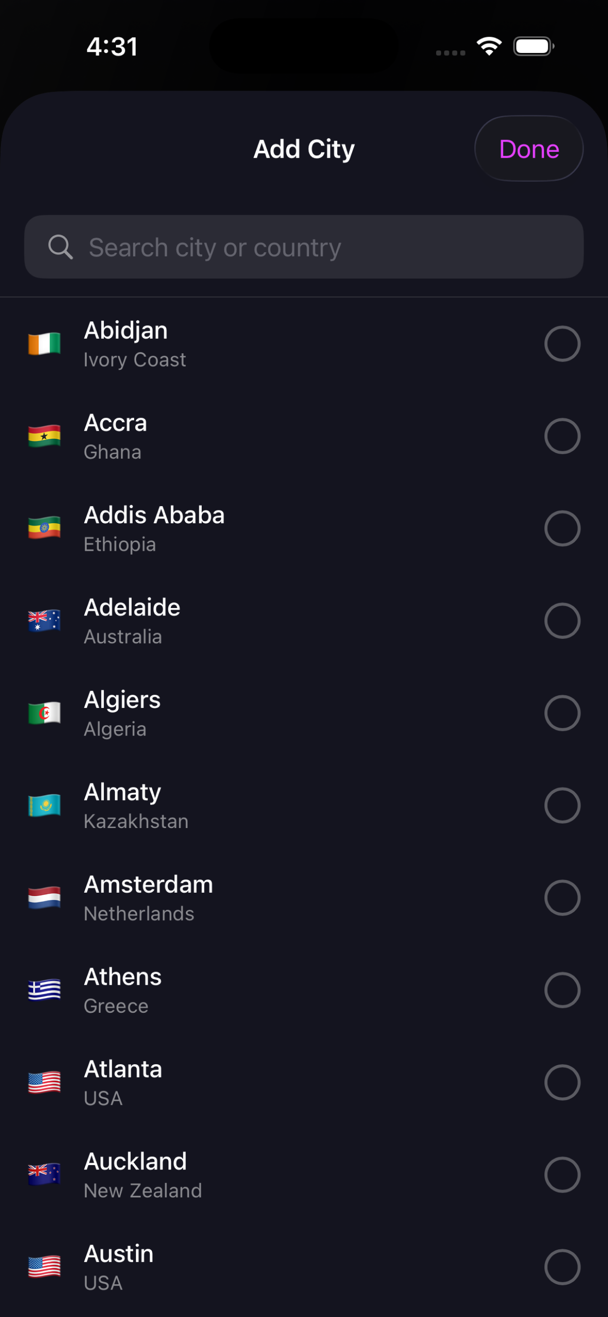Snapclock - World TimeZone