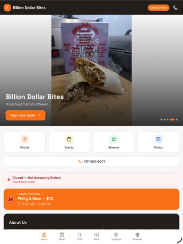 Billion Dollar Bites iPad screenshot