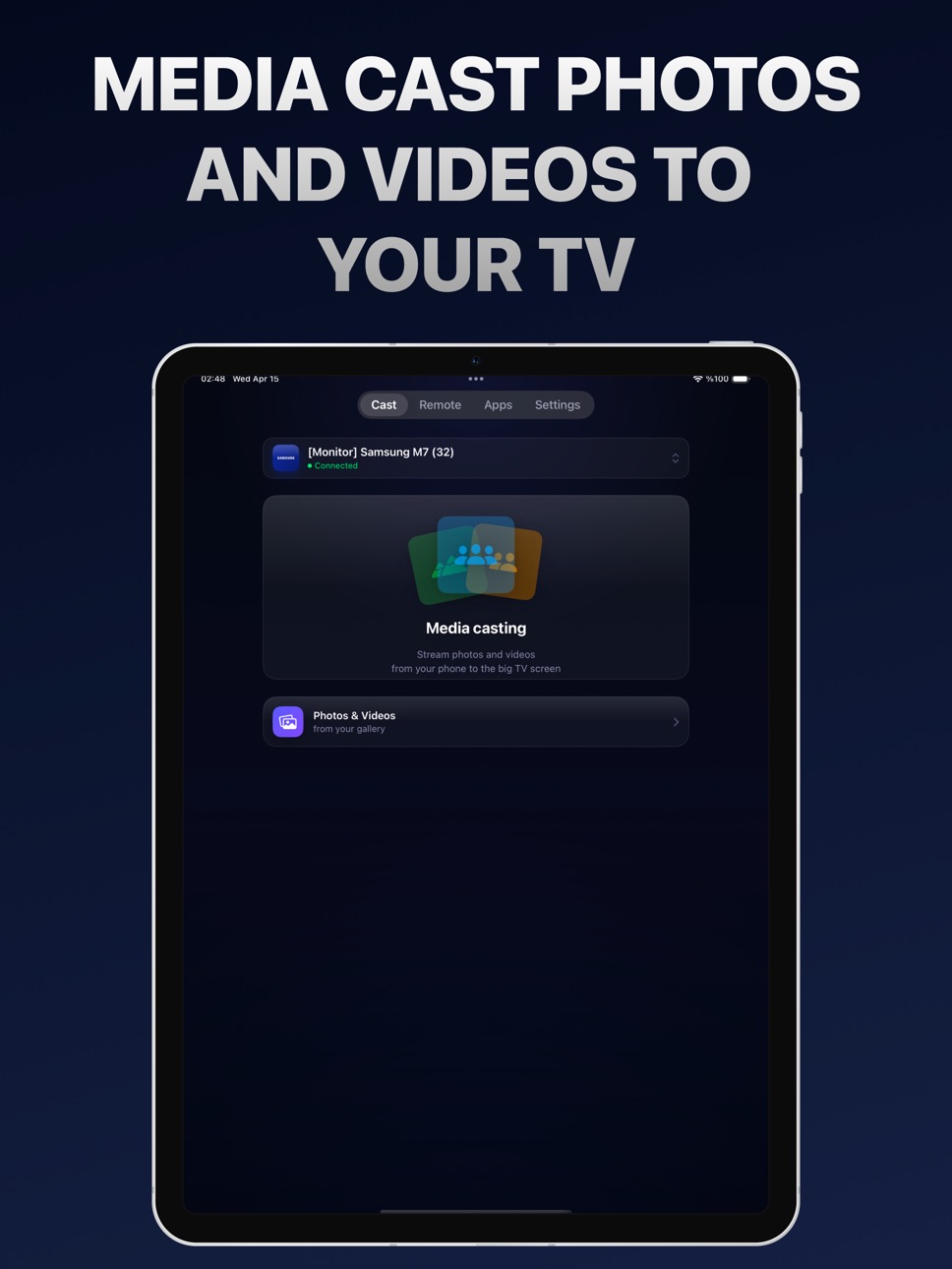 iPad screenshot