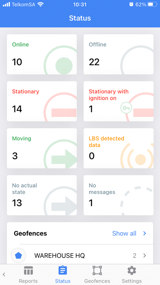 #4. Livetrack ZA (iOS) Podle: JKC ELECTRICAL (PTY) LTD