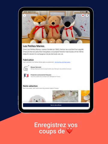 Marques de France iPad screenshot