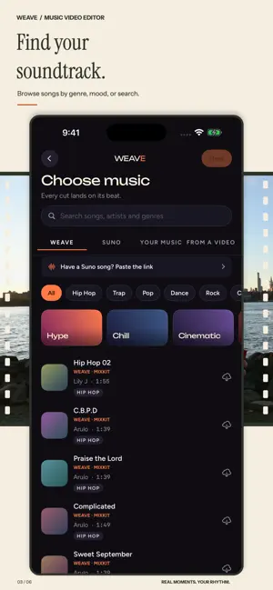 WEAVE: Music Video Editor screenshot 3