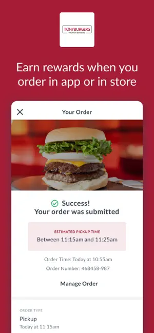 Tonyburgers Rewards screenshot 3