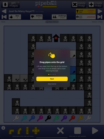 PipeBall iPad screenshot