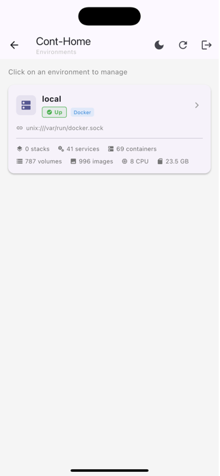 Portainer Mobile: Docker Admin Screenshot 4 of 10