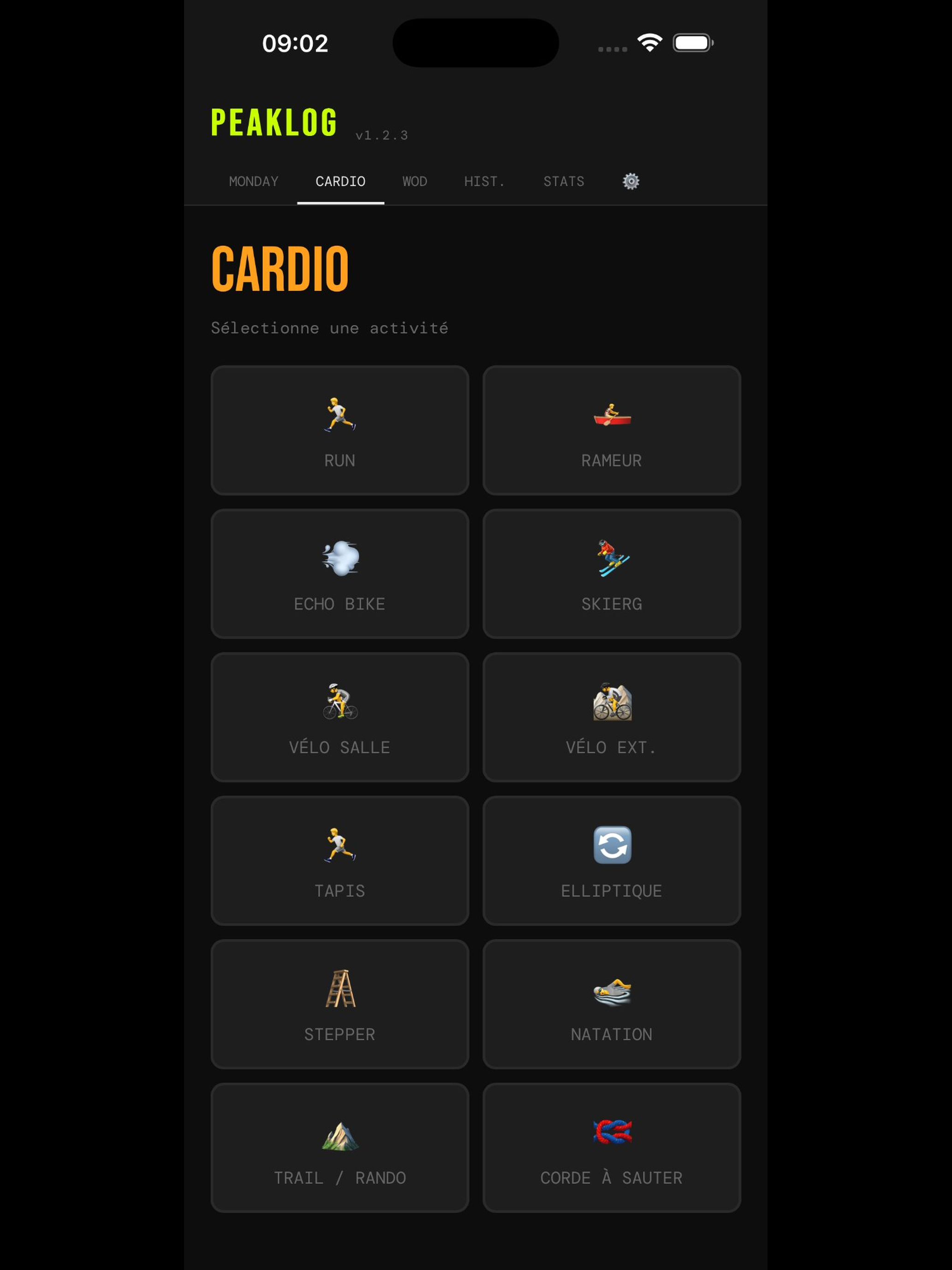 PEAKLOG FITNESS screenshot 8