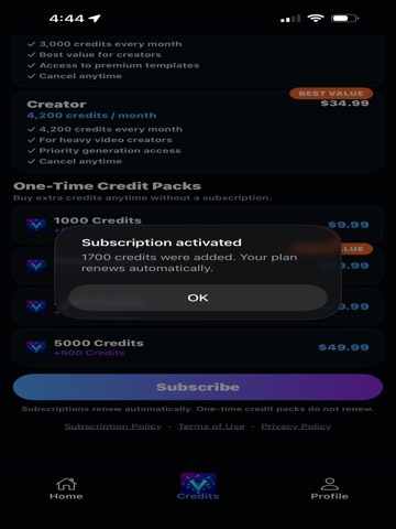 Viro AI – AI Video Generator iPad screenshot