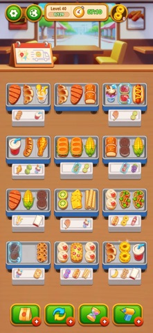 Grill Sort™ iPhone screenshot