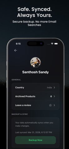 Warranty Tracker (No Ads) iPhone screenshot