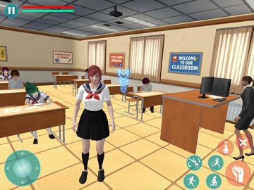High School Anime Simulator 3D iPad screenshot
