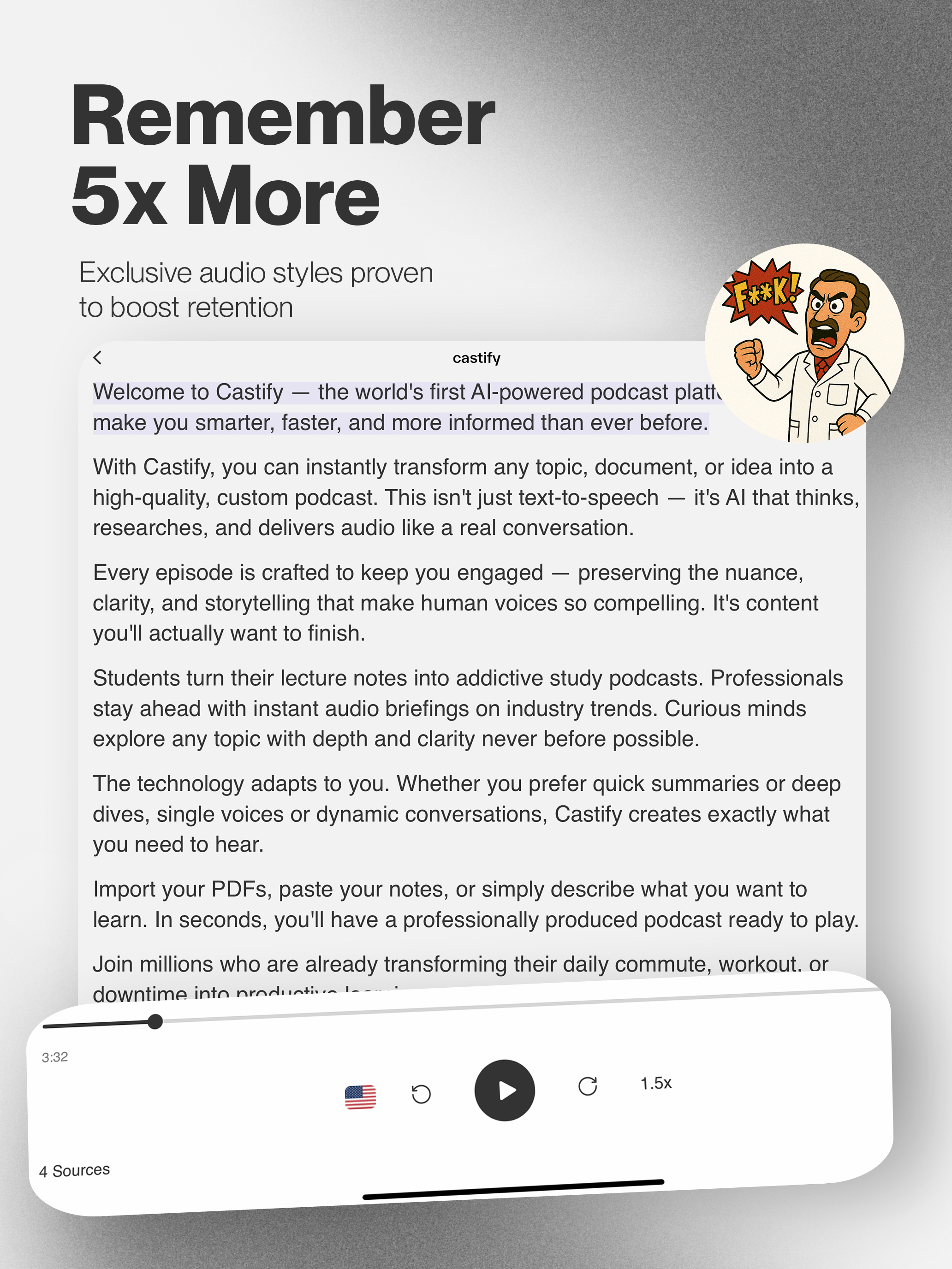 Castify — Generate AI Podcasts screenshot 8