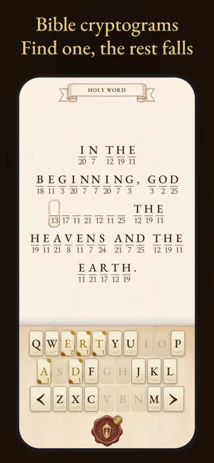 Holy Word: Bible Puzzle Game screenshot 1