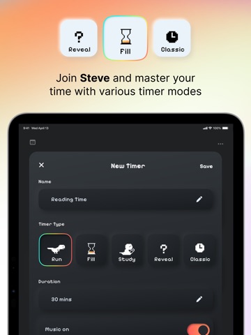Visual Timer iPad screenshot