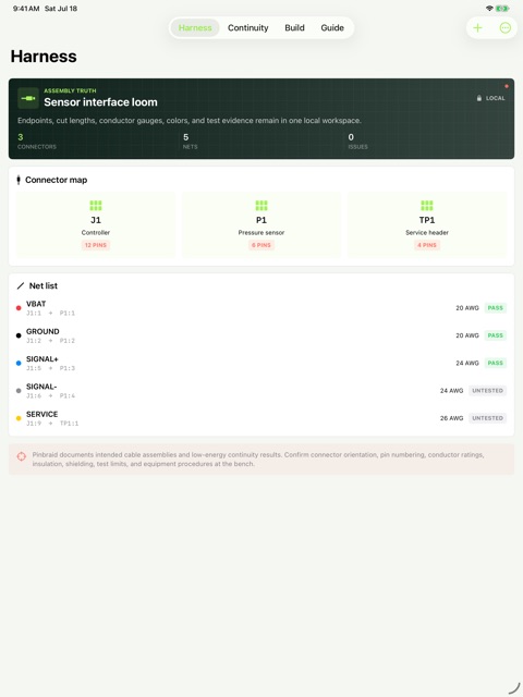 Pinbraid: Harness Builder screenshot 2