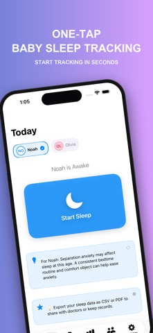NapKit - Baby Sleep Tracker screenshot