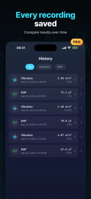 Vibration Meter - EMF Meter screenshot 4