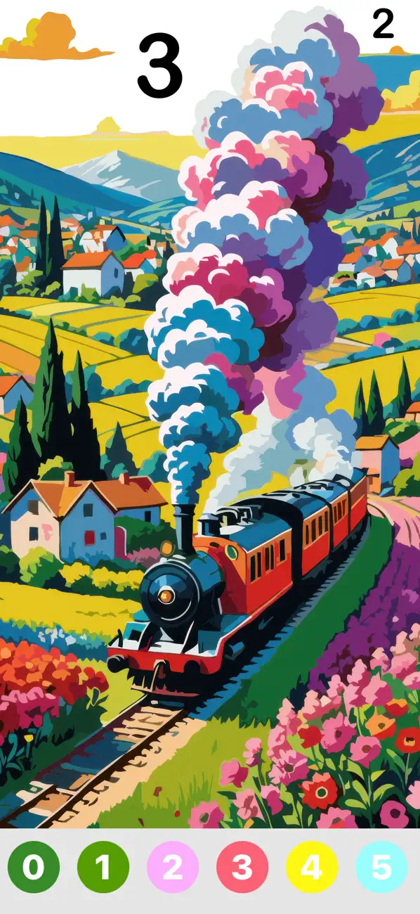 #6. Oil Painting : Color By Number (iOS) By: 丽丹 王