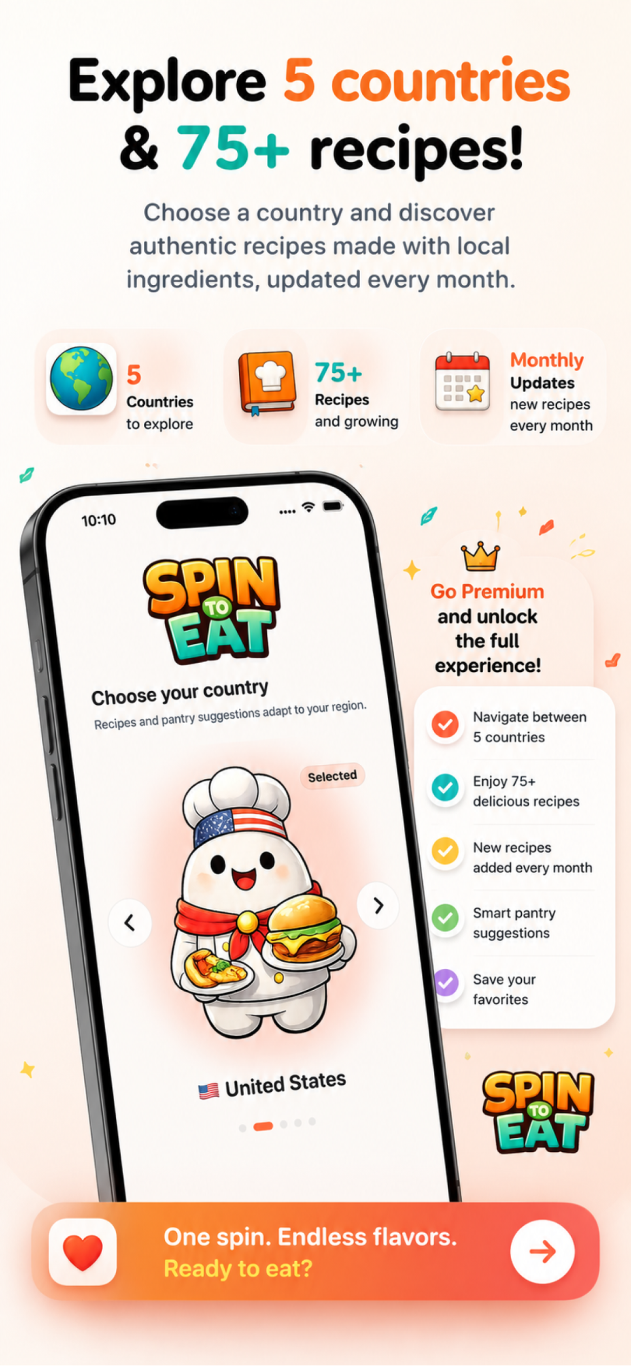 Spin & Eat: What to Cook screenshot 3