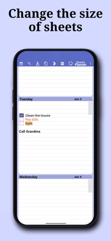 Weekly Planner - Notebook Screenshot 2 of 8