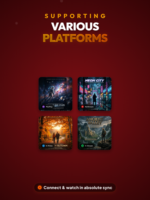 Minu | Watch Movies Together iPad screenshot