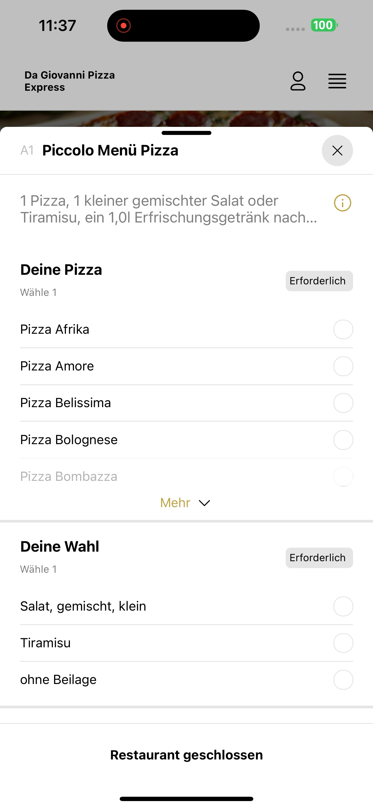 Da Giovanni Pizza Express screenshot 8