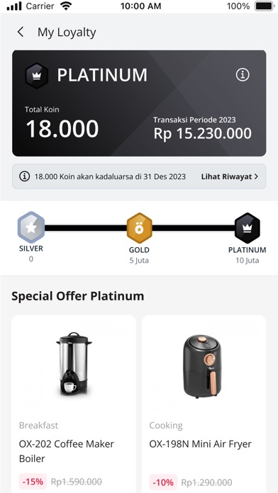 Oxone Premium Apps Screenshot