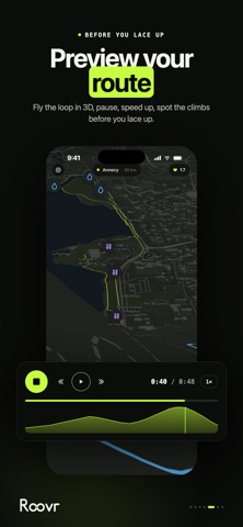 Roovr: Running & Trail Loops iPhone screenshot