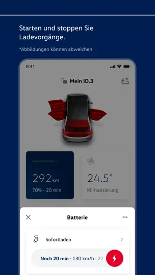 Screenshot von Volkswagen auf dem iPhone 4