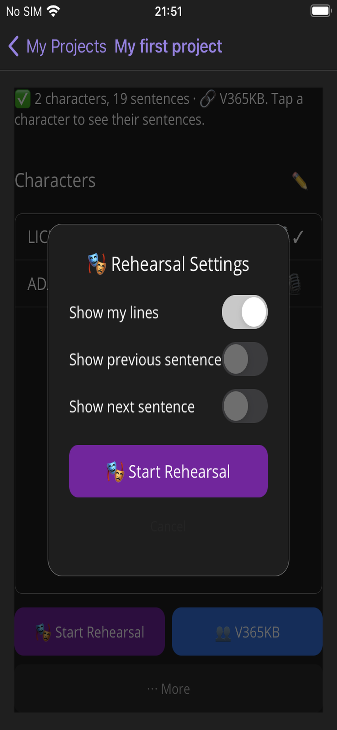RehearsAI screenshot 3