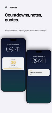 Planwall: Lock Screen Calendar Screenshot 4 of 10
