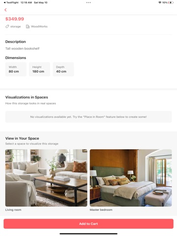 Frame: Find the Best Furniture iPad screenshot