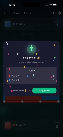 Dots and Boxes: Online Screenshot 3 of 8