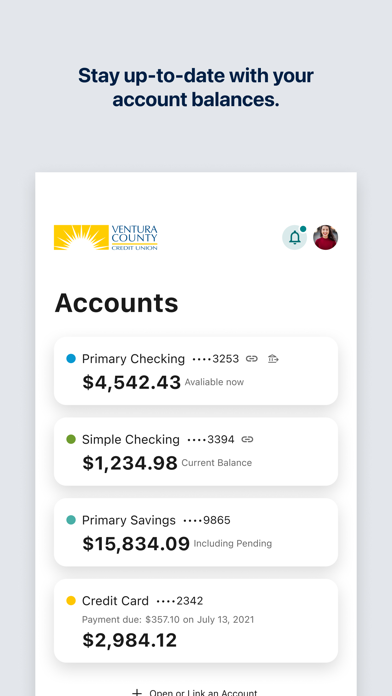 VCCU Mobile iPhone screenshot 2 - Finance app