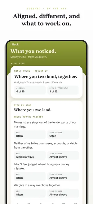 Steward — Couples Money Talks screenshot 3