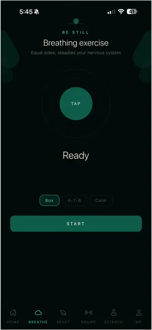 be STILL: Anxiety & Calm screenshot 1