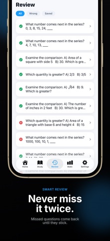 HSPT Prep 2026: Placement iPhone screenshot
