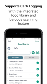 OneTouch Reveal® app screenshot