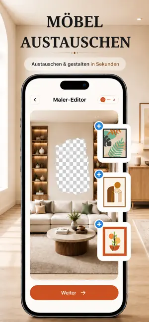 Decor AI: KI Zimmer Raumplaner iPhone screenshot 5