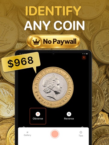 Coin Scanner: Value Identifier iPad screenshot 1