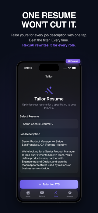 Rexu : AI Resume Builder Screenshot 2 of 6