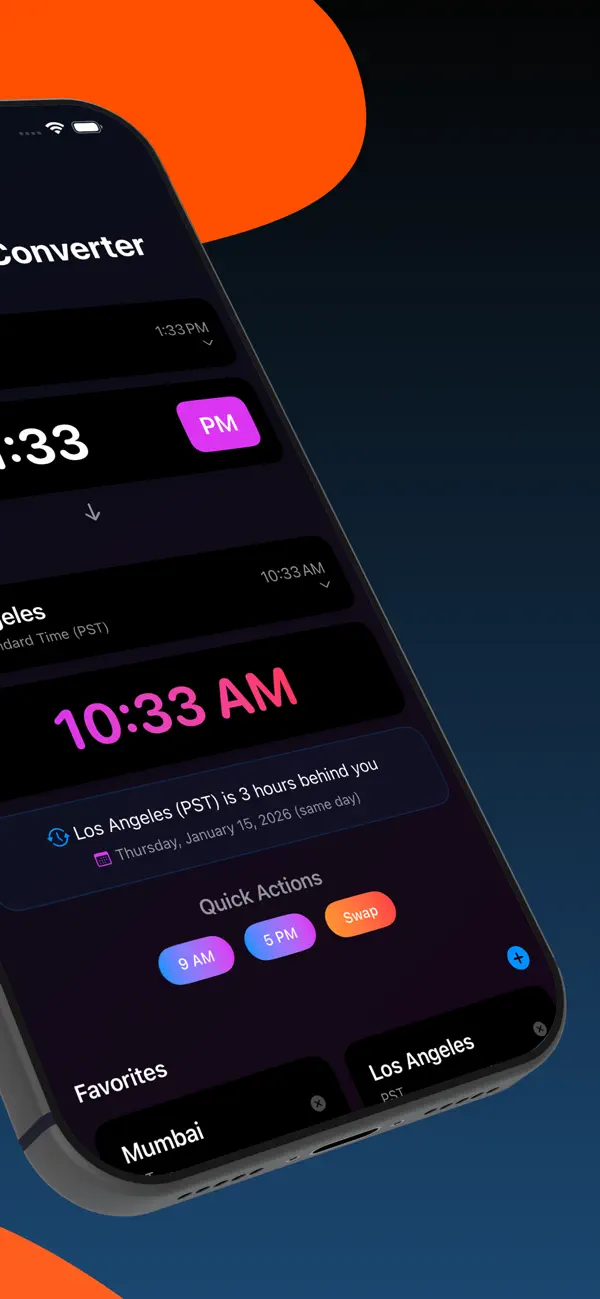 #4. Time Zone Conversion (iOS) Von: Kirtan Nayee