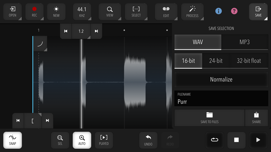 #6. Meow | Audio Editor (iOS) 由: Alexander Ewering