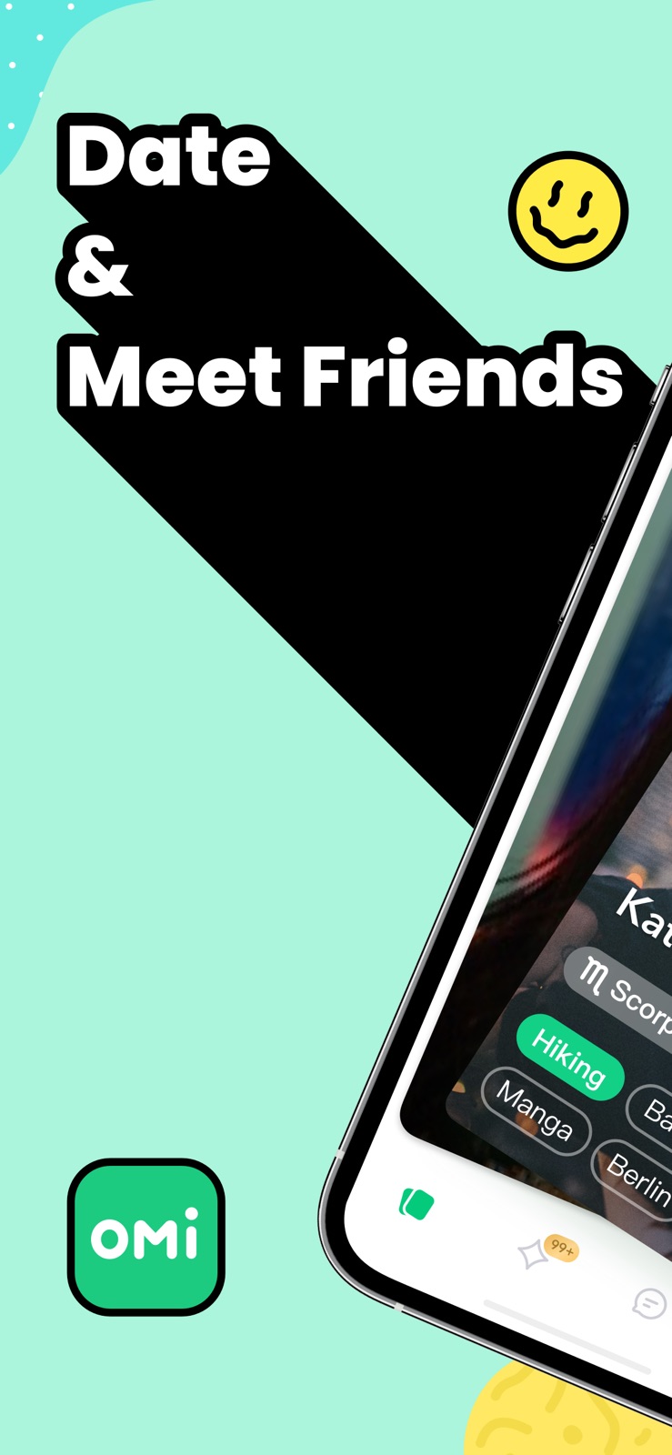 Omi - Date & Meet Friends iphone screenshot 1