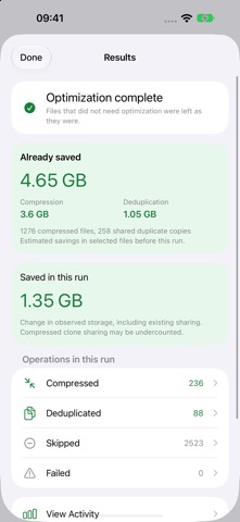 DiskPress for Files screenshot 2